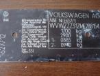 Daiktas WV passat b3 identifikacine lentele