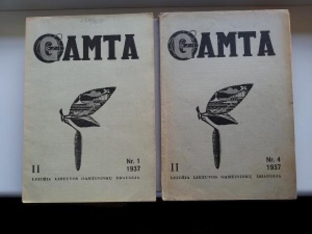 Daiktas Žurnalas "Gamta"