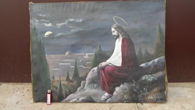 Daiktas kristus.tapytas drobe.