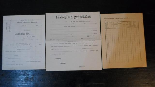 Daiktas zemes dokumentai.