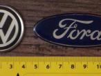 Daiktas volkswagen ir ford zenkliukai / logo