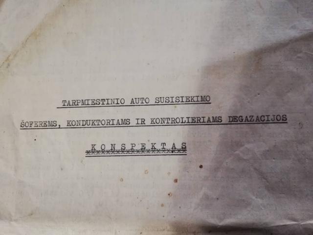 Daiktas degazacijos konspektas.1938m