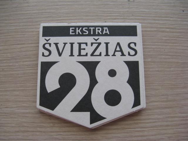 Daiktas Alaus padekliukas Svyturys Ekstra sviezias 28