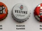 Daiktas Alaus butelių kamšteliai Rink#105
