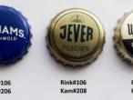 Daiktas Alaus butelių kamšteliai Rink#106