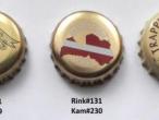 Daiktas Alaus butelių kamšteliai Rink#131