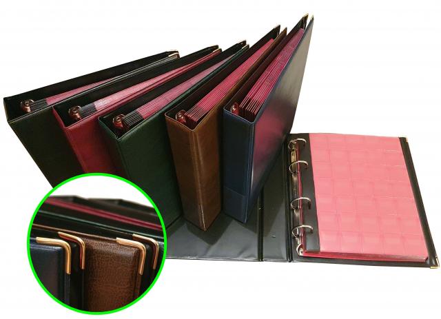 Daiktas Albumas monetoms Ceown Metalizuotas, A5 formatas