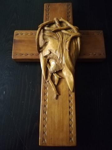 Daiktas senas medinis kryzius