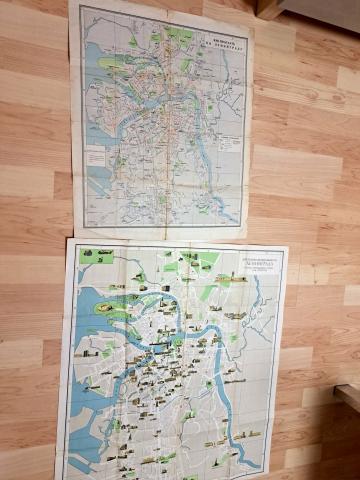 Daiktas Du Leningrado žemėlapiai 2€