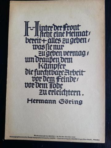 Daiktas ww2 plakatas vokietija 1939m