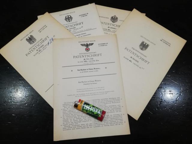 Daiktas ww2 patentai vokietija