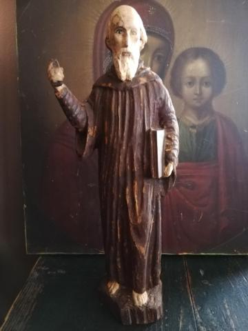 Daiktas senas medinukas.Šv Antanas