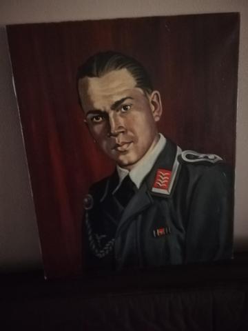 Daiktas ww2 Luftwaffe.kario portretas.drobe.