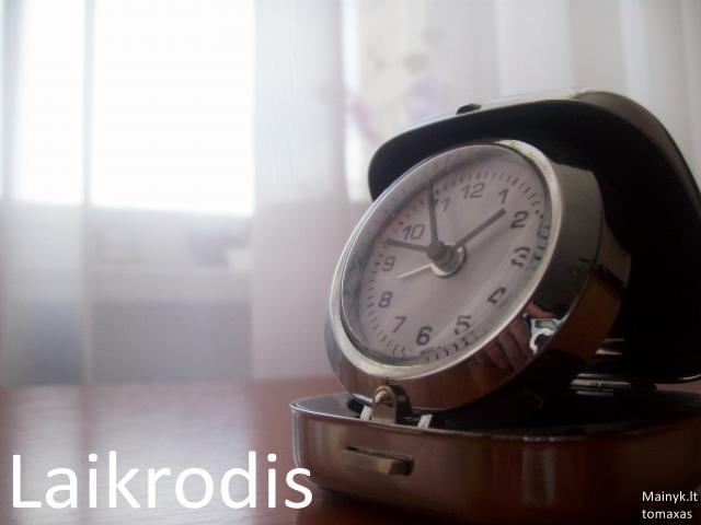Daiktas Laikrodis/Žadintuvas
