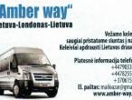 Daiktas vežame keleivius,bei siuntas Lietuva – Londonas – Lietuva