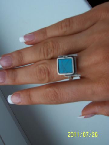 Daiktas Žiedelis su turkio akmeniu