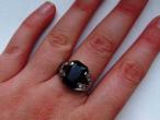 Daiktas Didelis juodas žiedas