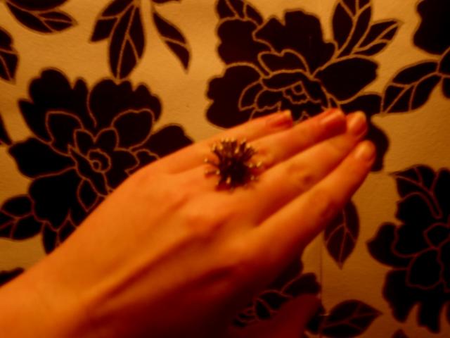 Daiktas žiedas ežiukas, maždaug 18 dydžio