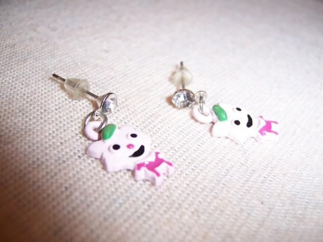 Daiktas Šviesiai rožiniai auskariukai