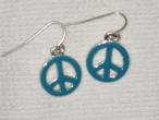 Daiktas peace auskarai