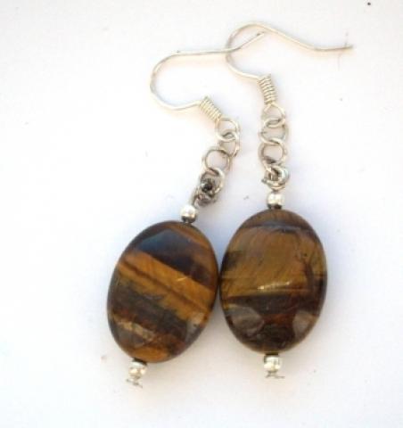 Daiktas Auskariukai rudi