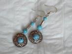 Daiktas auskarai su turkiu