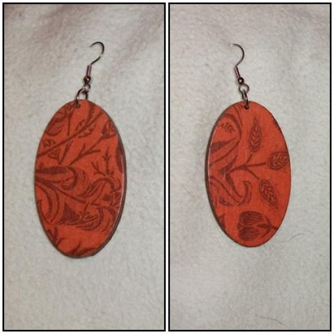 Daiktas Dekupažo auskarai