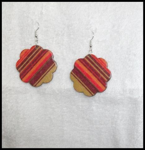 Daiktas Dekupažo auskarai