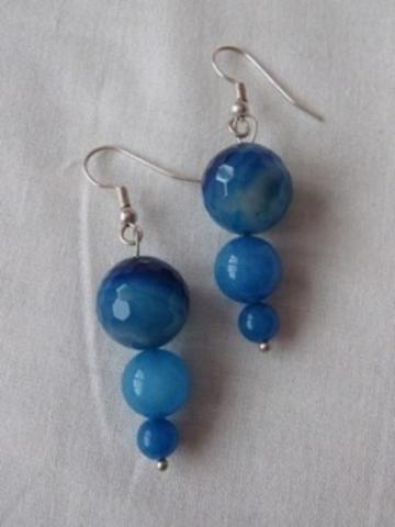 Daiktas mėlyni auskarai