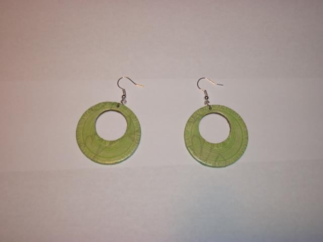 Daiktas Dekupažo auskarai