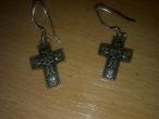 Daiktas Auskarai kryžiukai/kryžiai