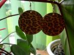 Daiktas leopardiniai auskarai
