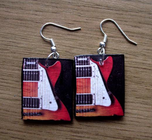 Daiktas Auskarai "Gitara"