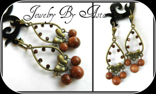 Daiktas Žalvario auskariukai