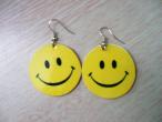 Daiktas Apvalus geltoni auskariukai "smile"