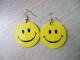 Apvalus geltoni auskariukai "smile" Panevėžys - parduoda, keičia (1)