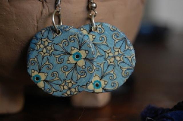 Daiktas Mėlyni auskarai