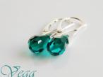 Daiktas Swarovski emerald drops