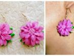 Daiktas auskarai ,,rozines gelytes''