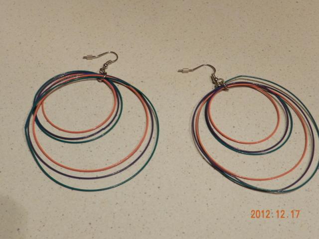 Daiktas Spalvoti auskarai