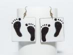Daiktas Auskarai "Pėdutės"