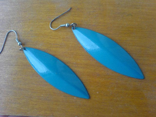 Daiktas turkio spalvos auskarai