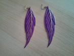 Daiktas auskarai plunksnos