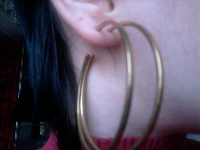 Daiktas Auksines spalvos auskarai