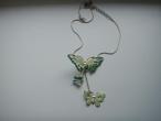 Daiktas Grandinėlė su žaliu romantišku drugeliu