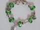 Daiktas Trollbeads stiliaus apyrankė žalios spalvos