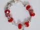 Trollbeads stiliaus apyrankė raudonos spalvos Šiauliai - parduoda, keičia (1)