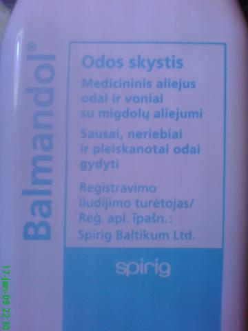 Daiktas Aliejukas SPIRIG su migdolais