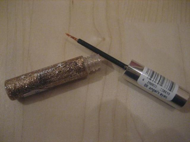 Daiktas Akiu apvadas (blizgus, auksinis)