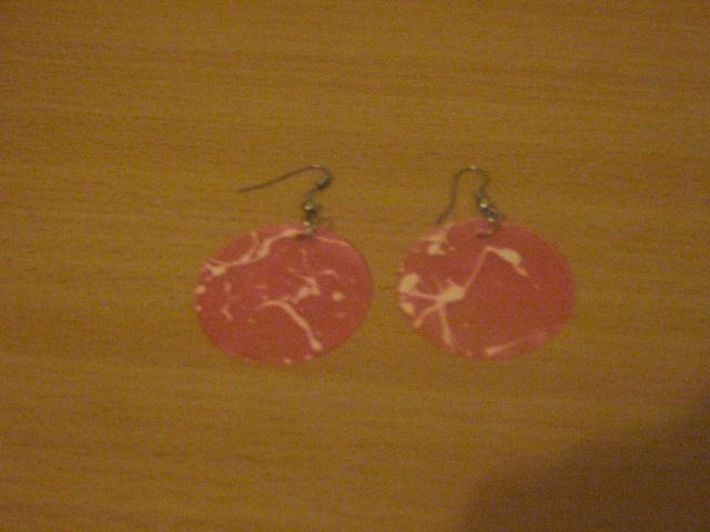 Daiktas Žavūs rožiniai auskarai :]